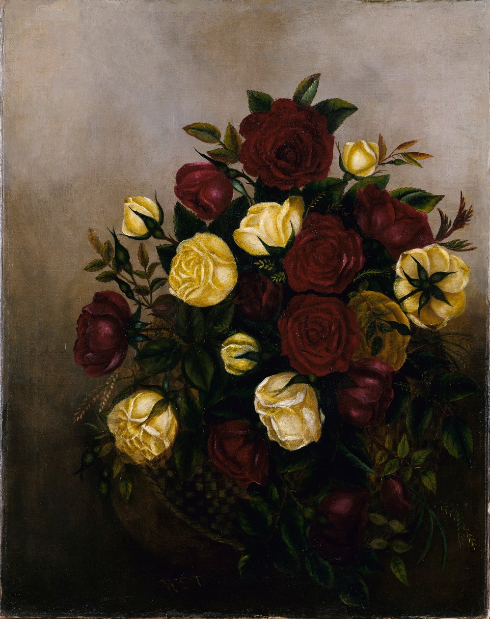 Natura morta di rose da Robert S. Duncanson