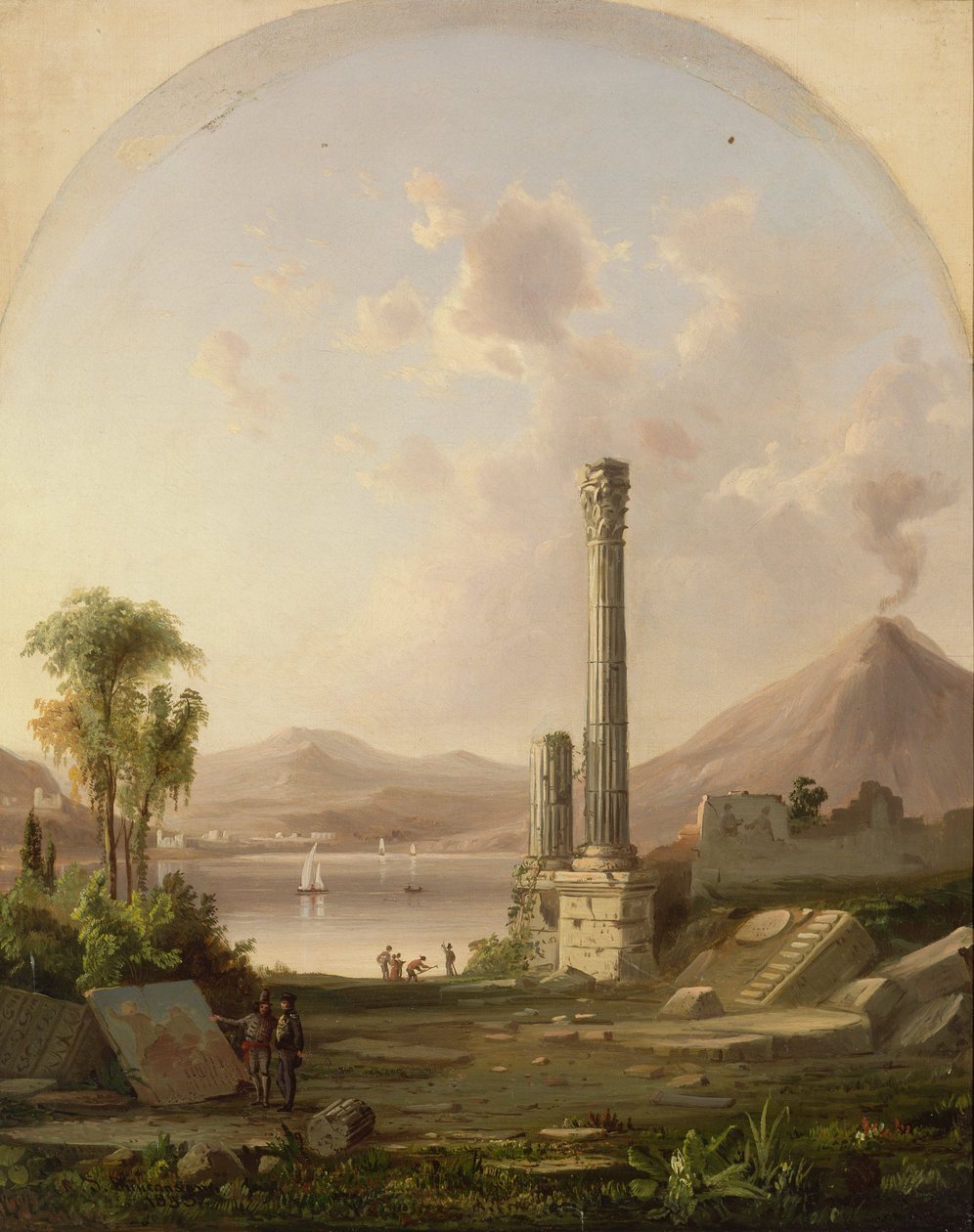 Pompei, 1855 da Robert Seldon Duncanson