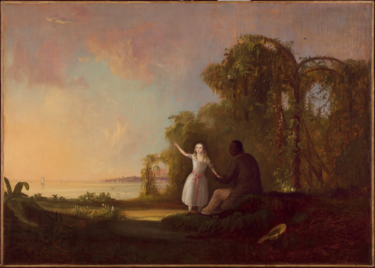 Lo zio Tom e la piccola Eva da Robert Seldon Duncanson