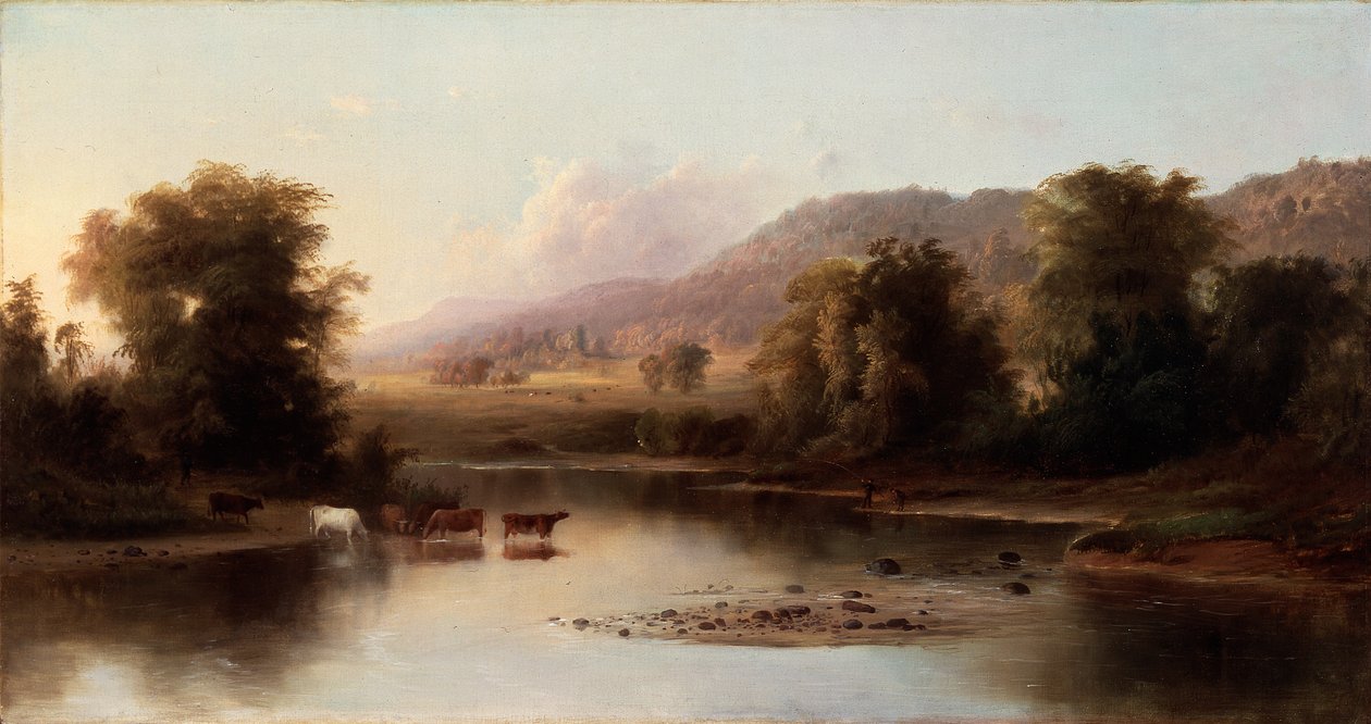 Vista sul fiume St. Anne da Robert Seldon Duncanson