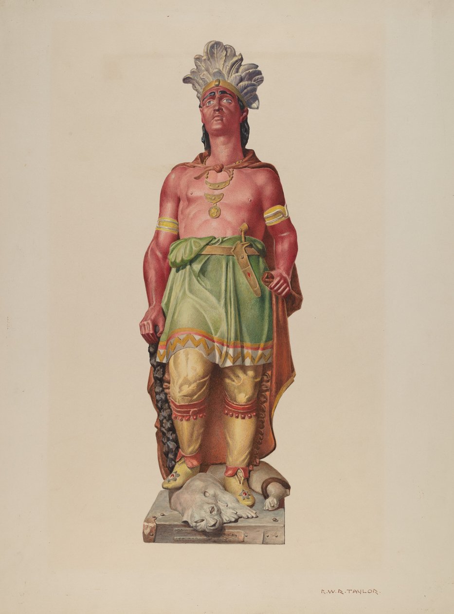 Indiano del negozio di sigari da Robert W.R. Taylor