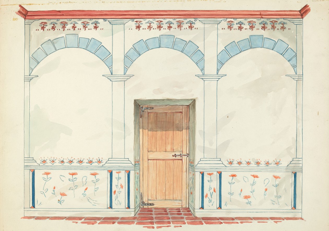 Disegno di restauro da Robert W.R. Taylor