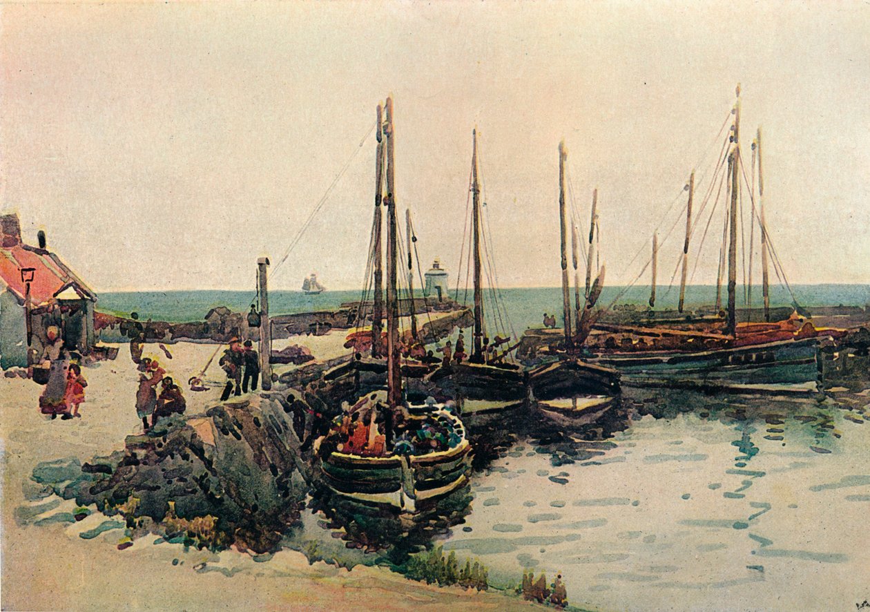 Rosehearty, c1909 da Robert Weir Allan
