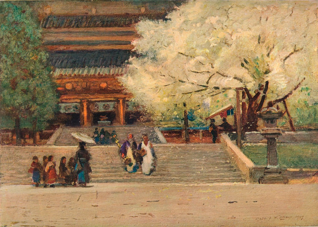 Tempio a Nikko, Giappone, c1908 da Robert Weir Allan
