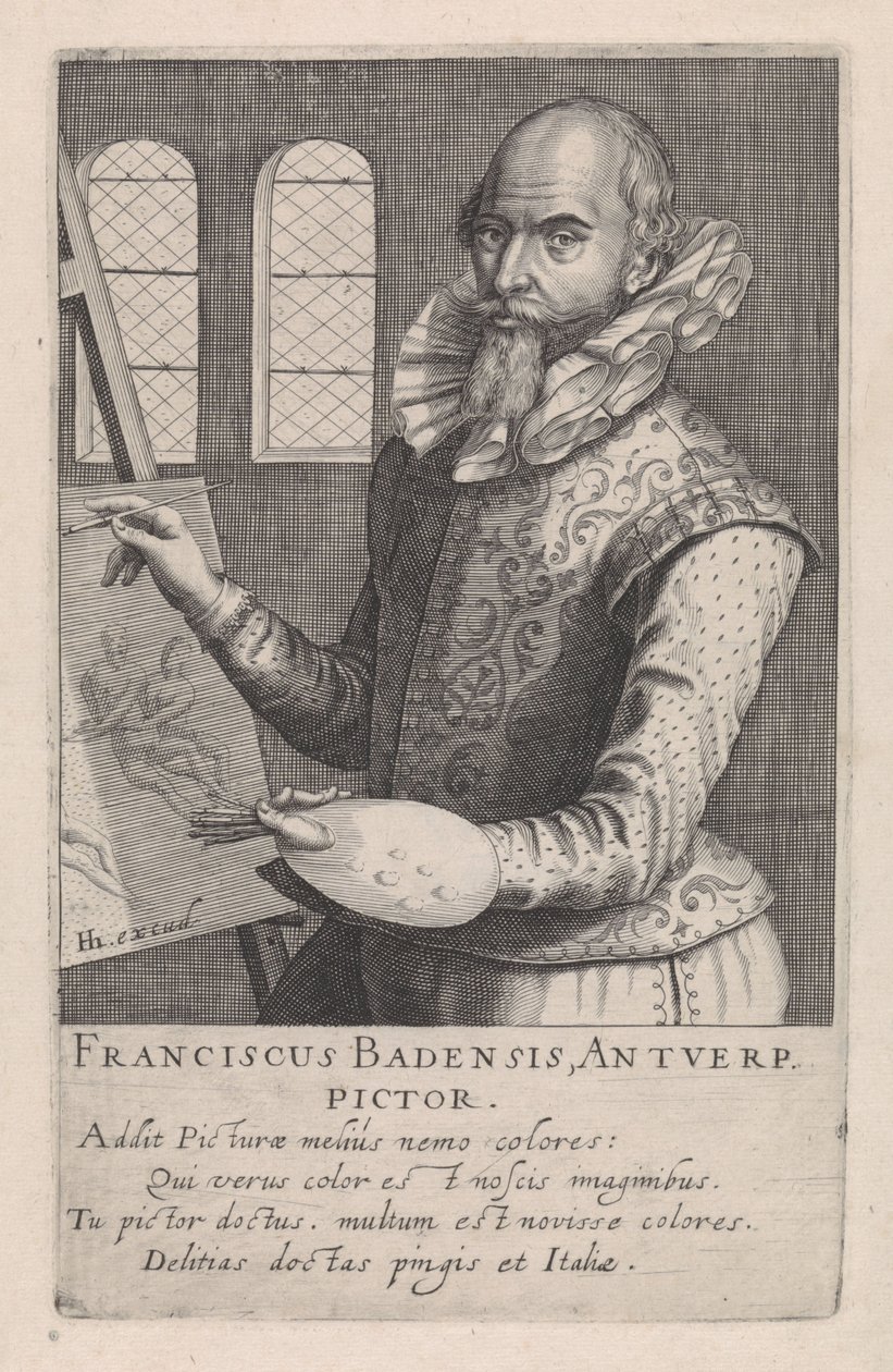 Ritratto di Frans Badens da Robert Willemsz de Baudous