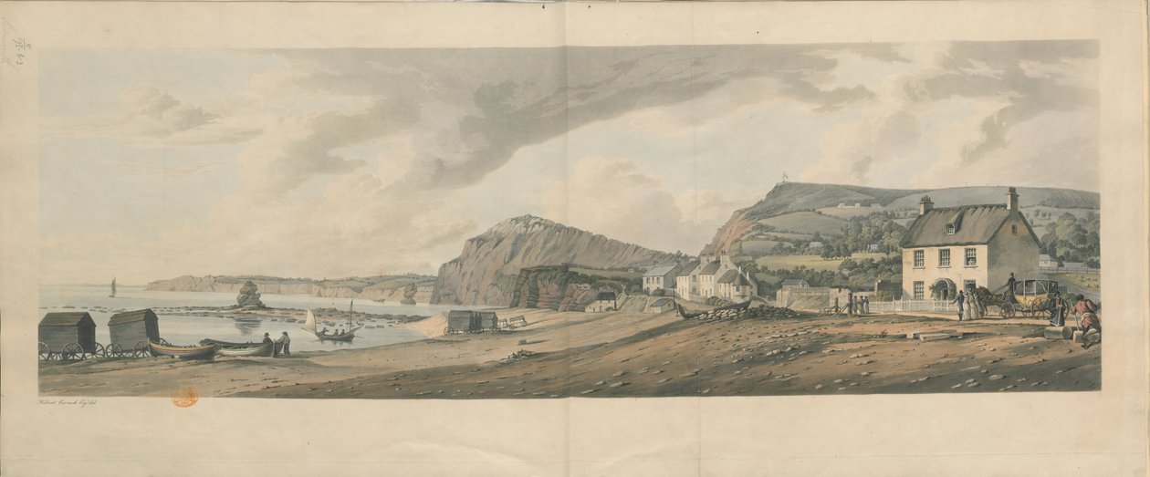 Sidmouth, Devon da Robert the Elder Havell