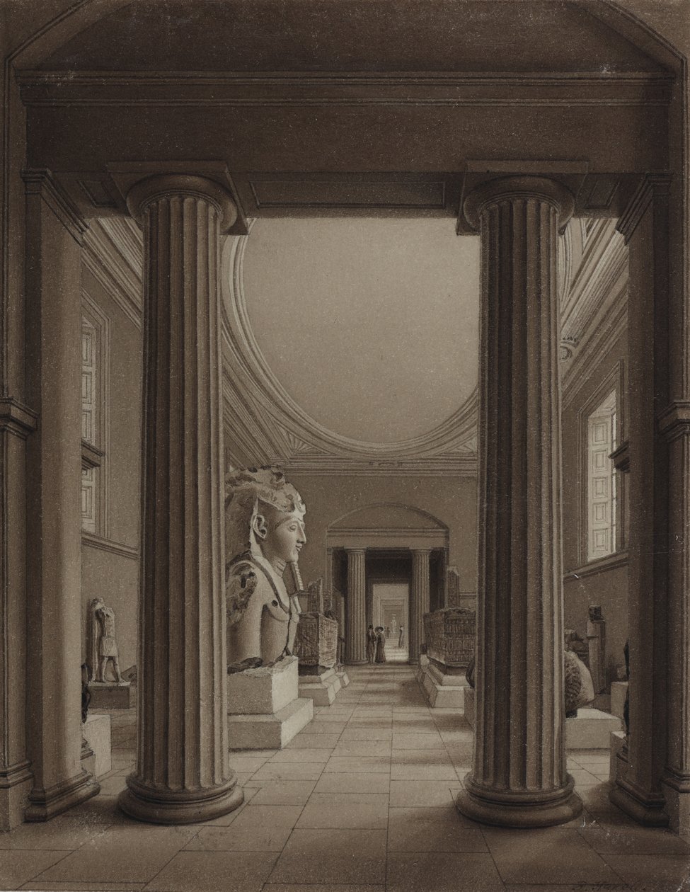 Museo Britannico, c.1840 da Robert the Younger Havell