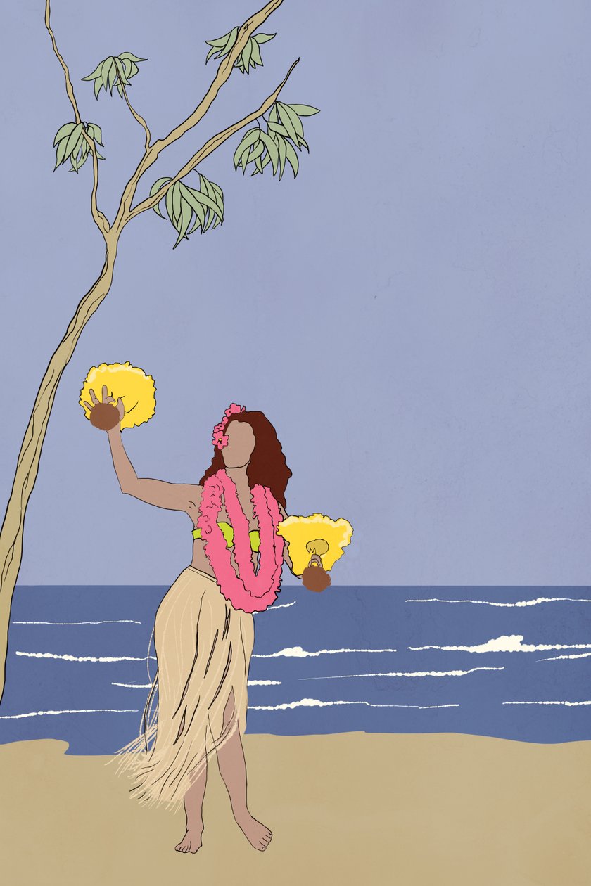 Ragazza hula, 2022 da Roberta Murray