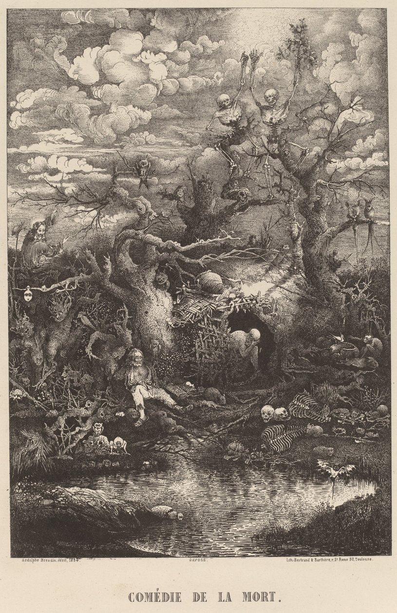 Commedia della Morte da Rodolphe Bresdin