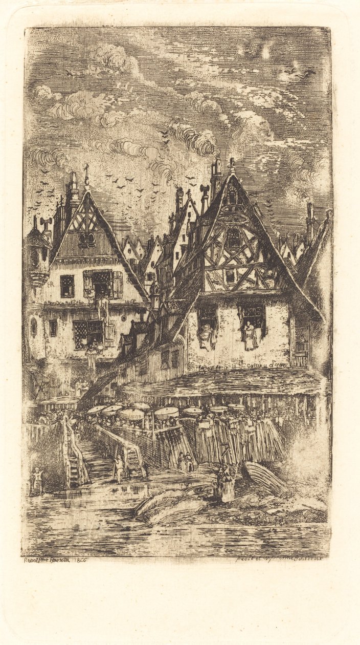 Entrata del Villaggio da Rodolphe Bresdin