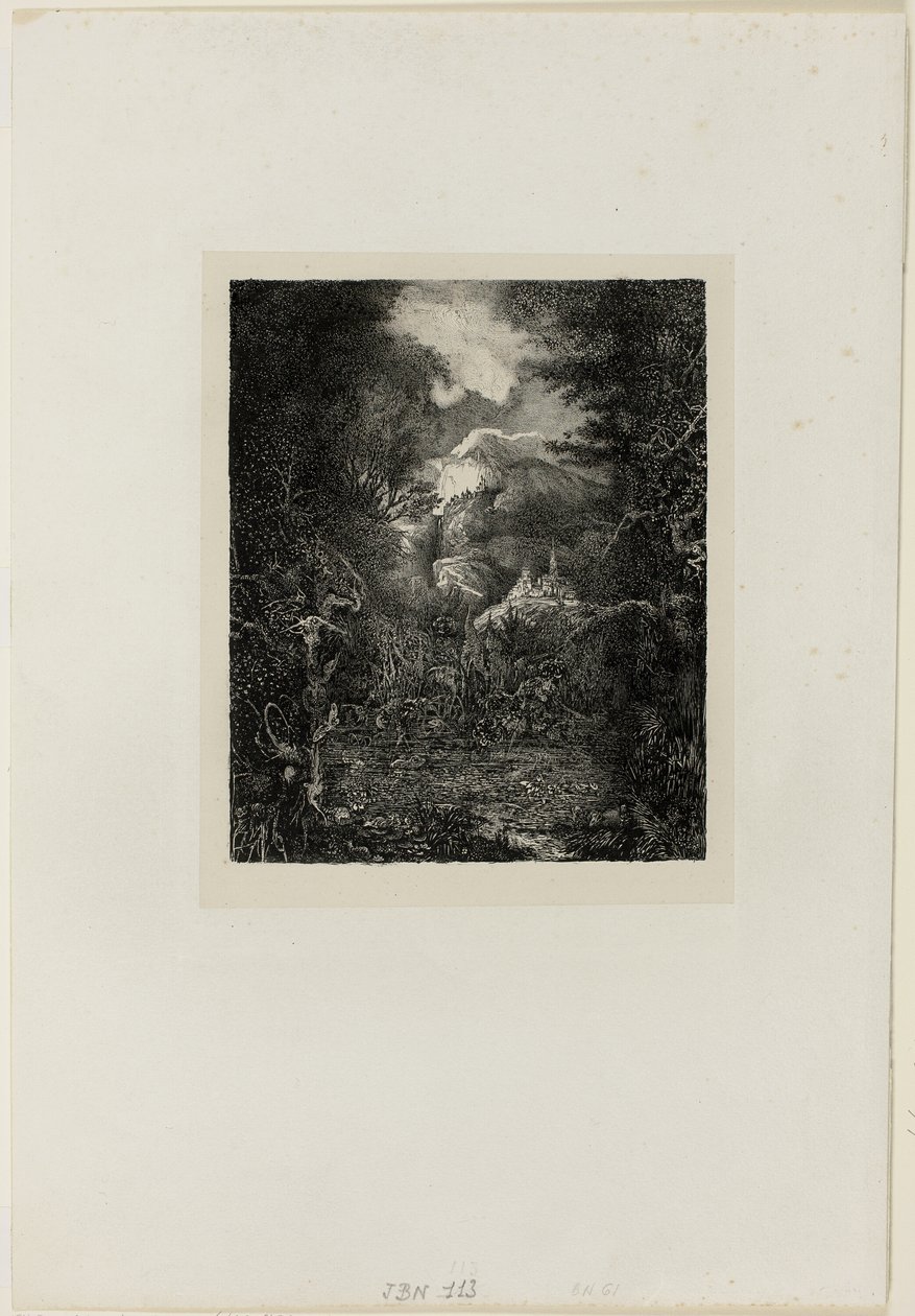 Le Città Oltre la Palude da Rodolphe Bresdin