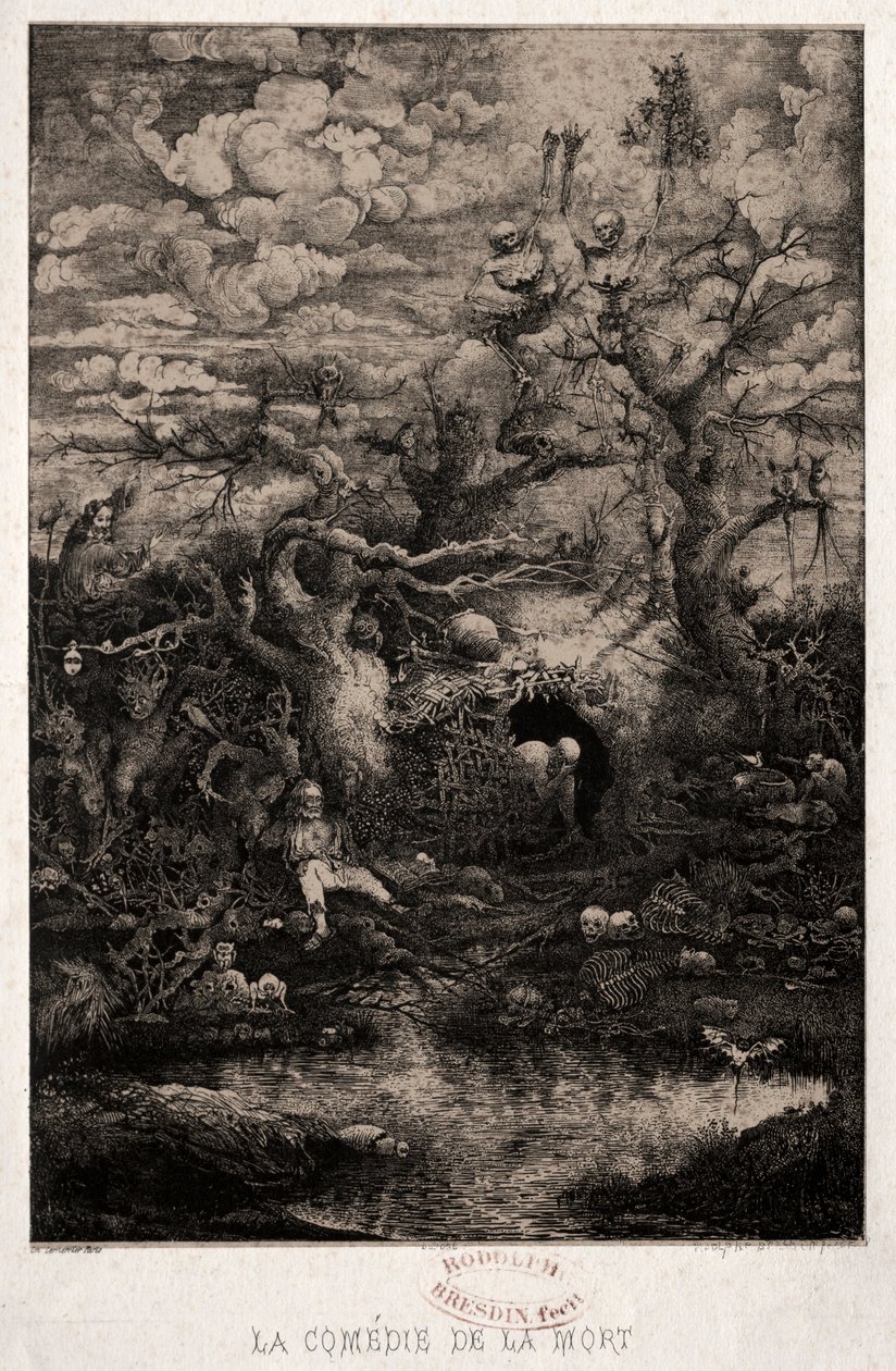 La commedia della morte da Rodolphe Bresdin