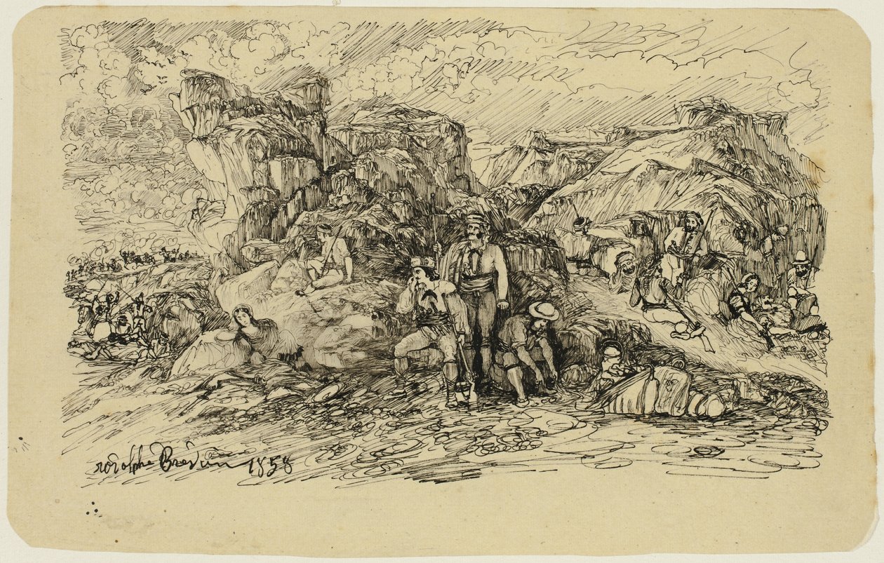 I contrabbandieri da Rodolphe Bresdin