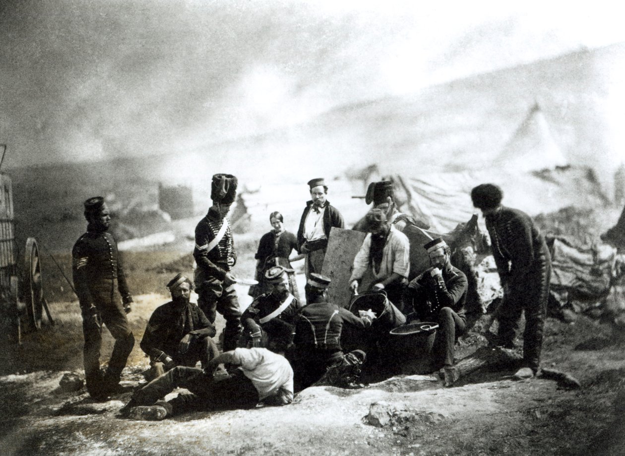 Soldati in Crimea, c.1855 da Roger Fenton