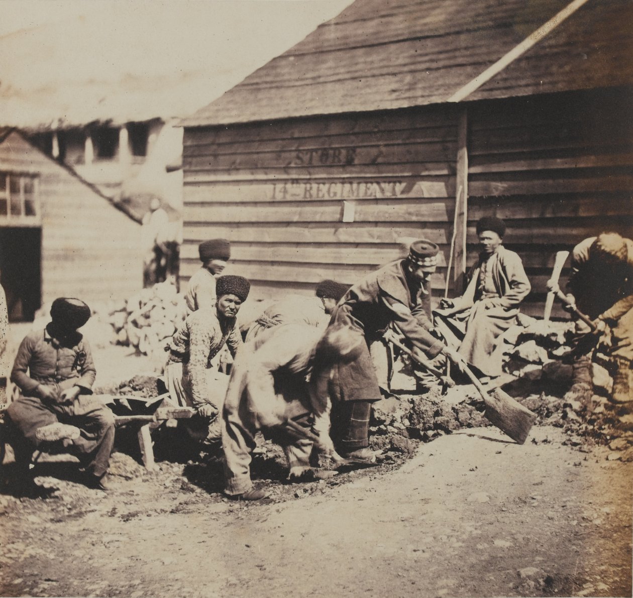 Lavoratori tartari da Roger Fenton