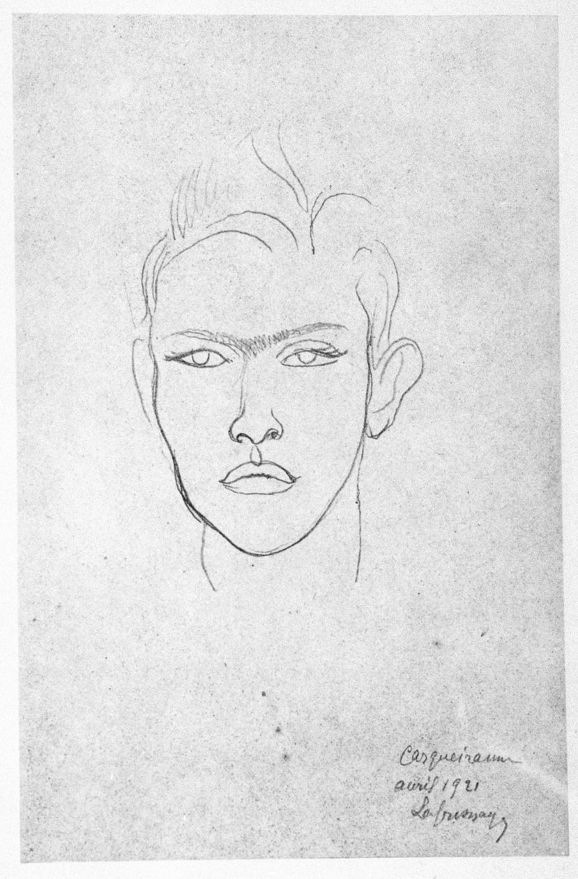 Raymond Radiguet (1903-23) da Roger de La Fresnaye