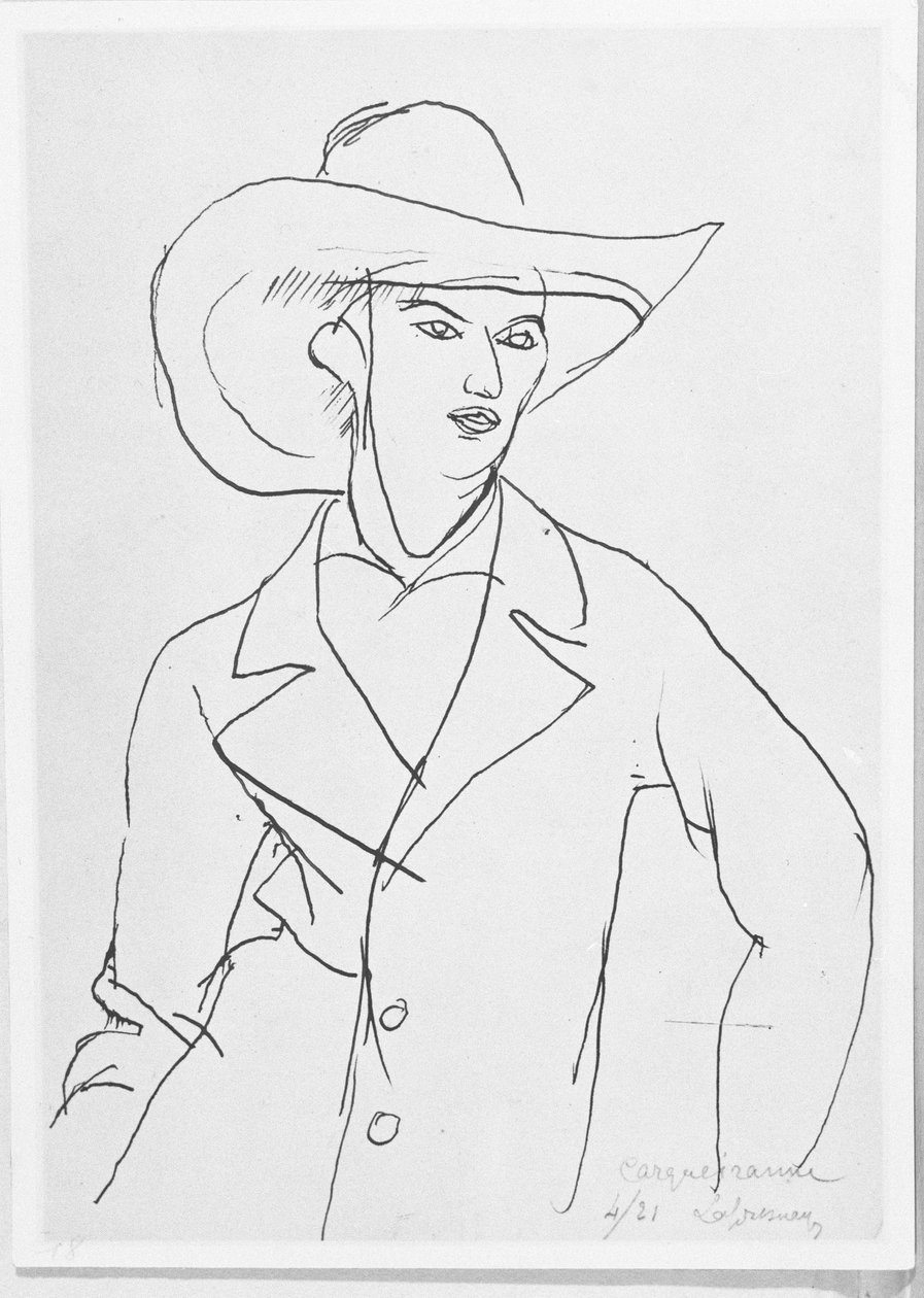 Raymond Radiguet (1903-23) 1921 da Roger de La Fresnaye