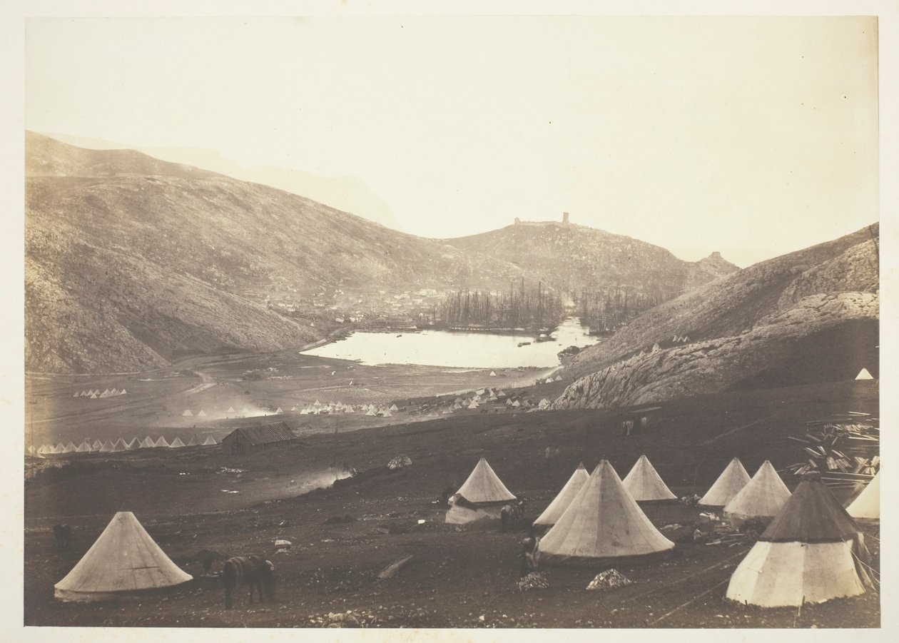 Balaklava dalla Collina della Guardia da Roger Fenton