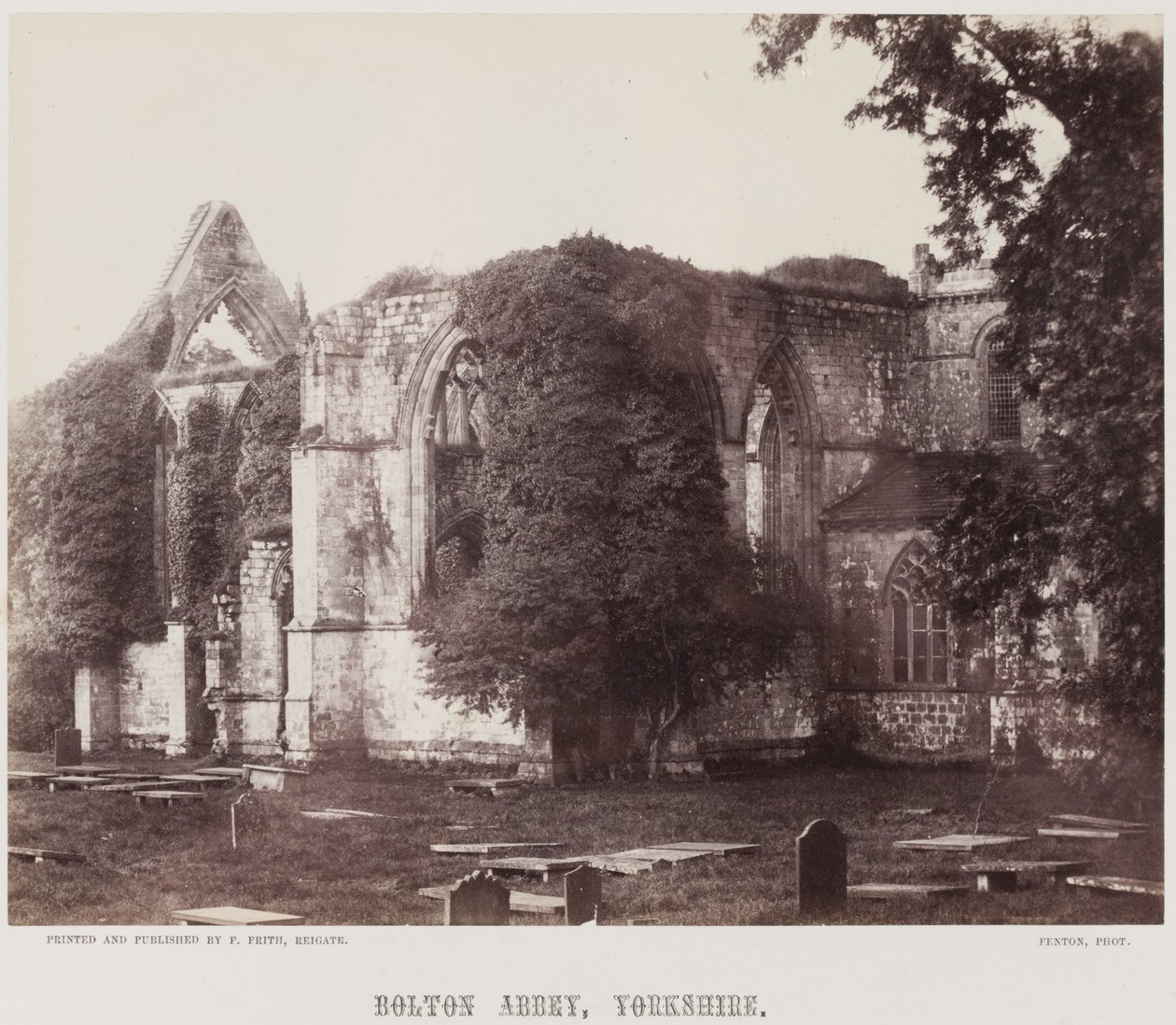 Bolton Abbey, Yorkshire, c.1857 da Roger Fenton