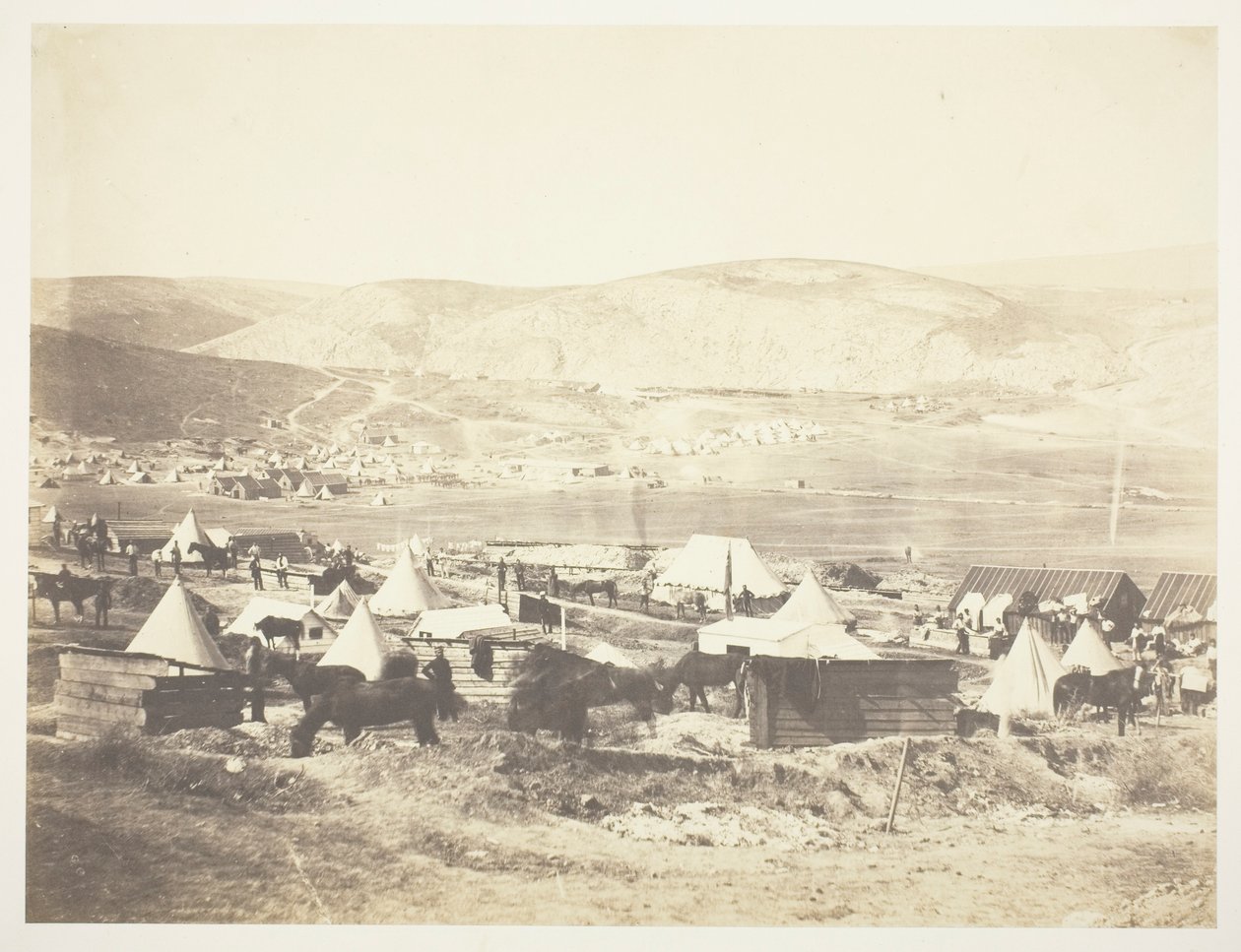 Campo del 5° Dragoon Guards da Roger Fenton