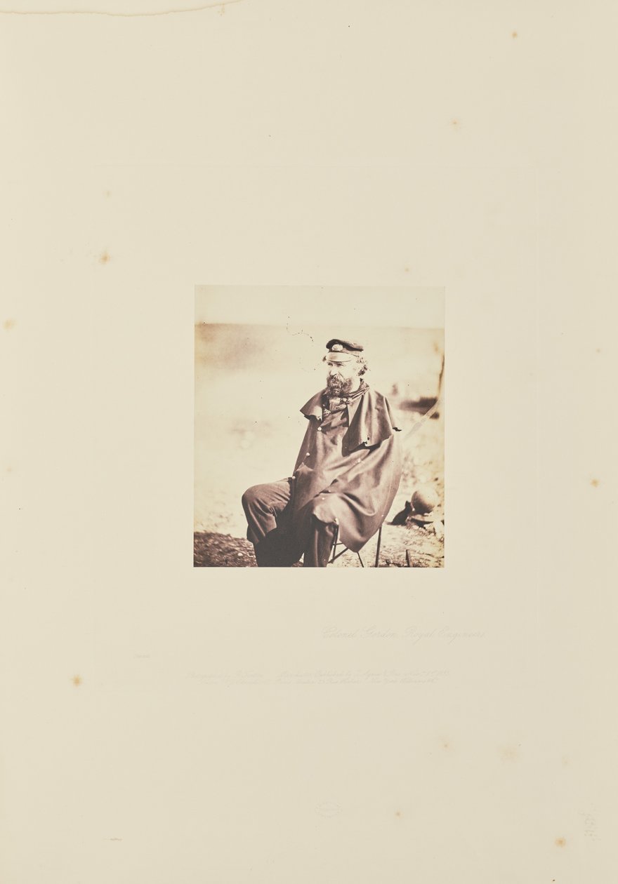 Colonnello Gordon, Genio Reale da Roger Fenton