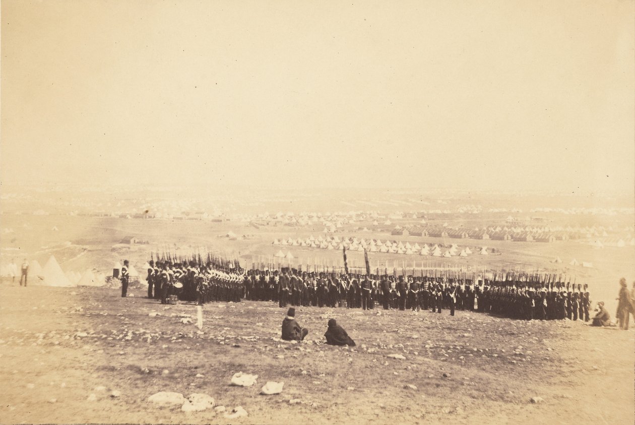 Il colonnello Shadforth e il 57° reggimento. da Roger Fenton