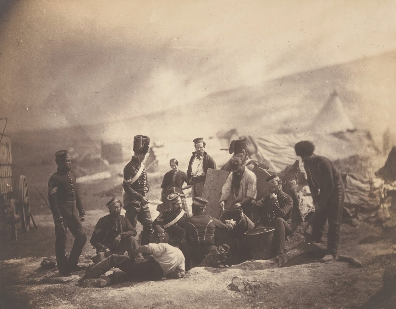 Casa di cucina degli 8° Ussari, 1855 da Roger Fenton