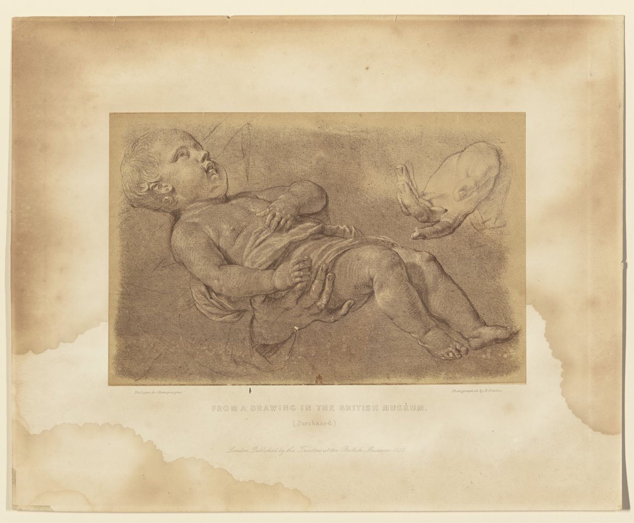 Da un disegno del British Museum. da Roger Fenton