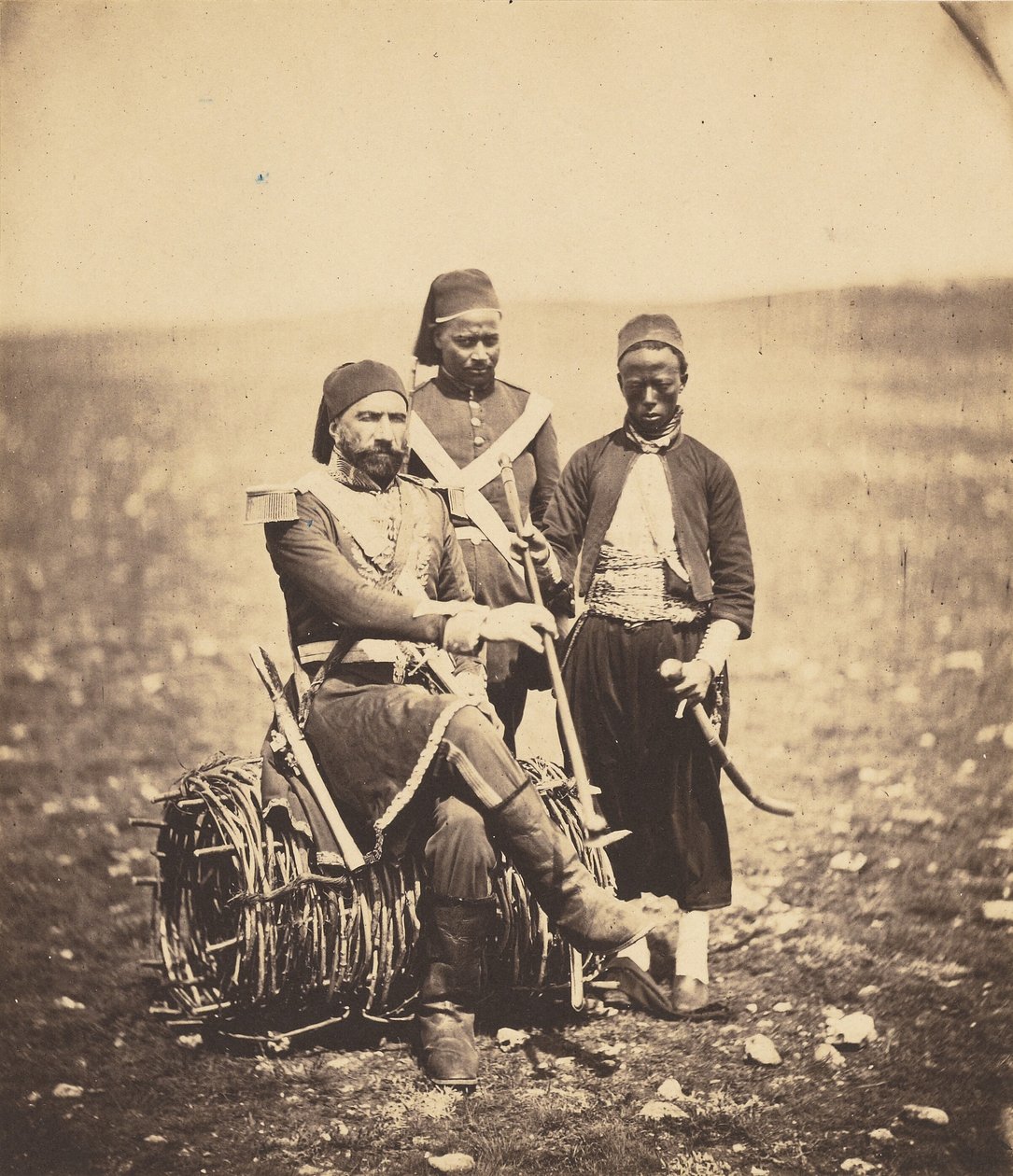 Ismail Pasha e gli assistenti da Roger Fenton