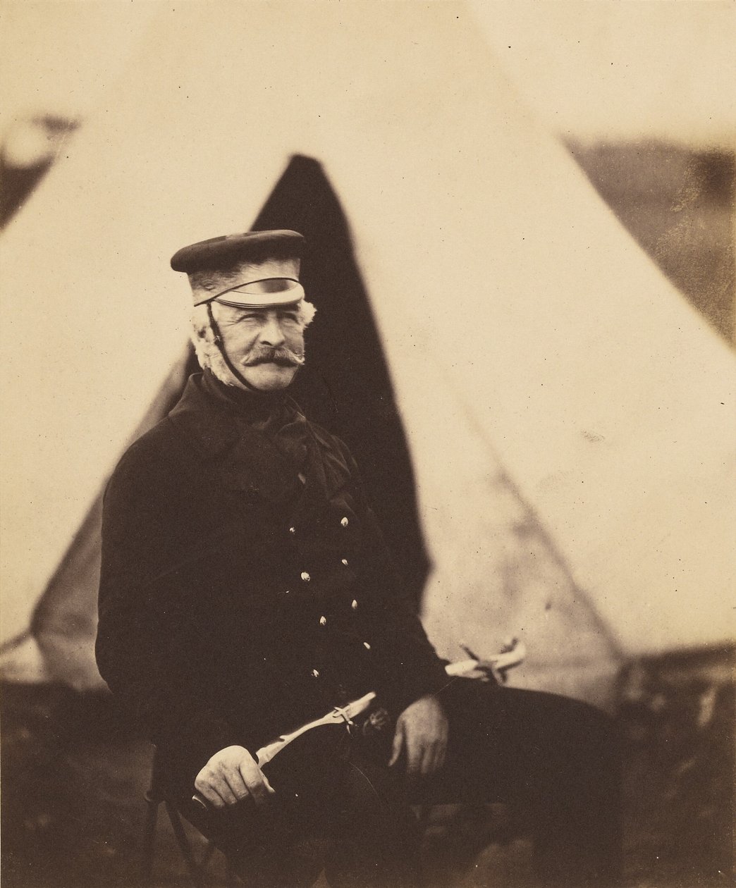 Tenente generale Sir Richard England, K.C.B. da Roger Fenton