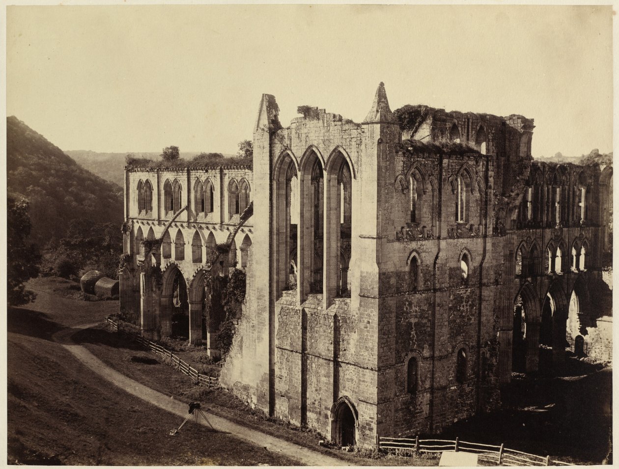 Abbazia di Rievaulx, il transetto nord da Roger Fenton