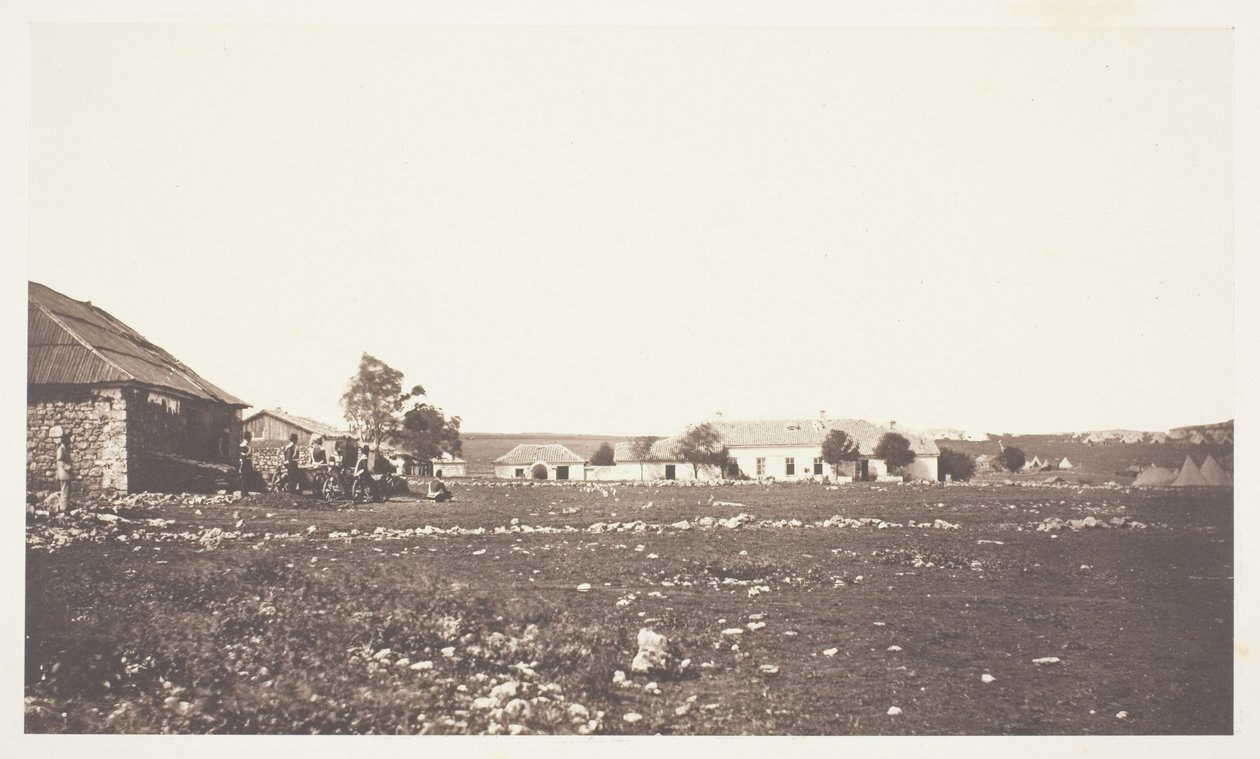 Il quartier generale britannico da Roger Fenton