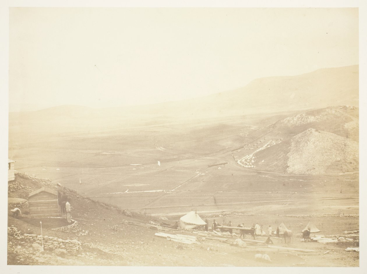 Le linee di Balaklava da Roger Fenton