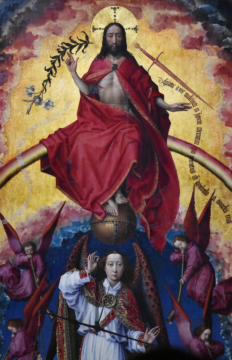 Il Giudizio Universale - Hôtel-Dieu Beaune - (dettaglio) da Rogier van der Weyden