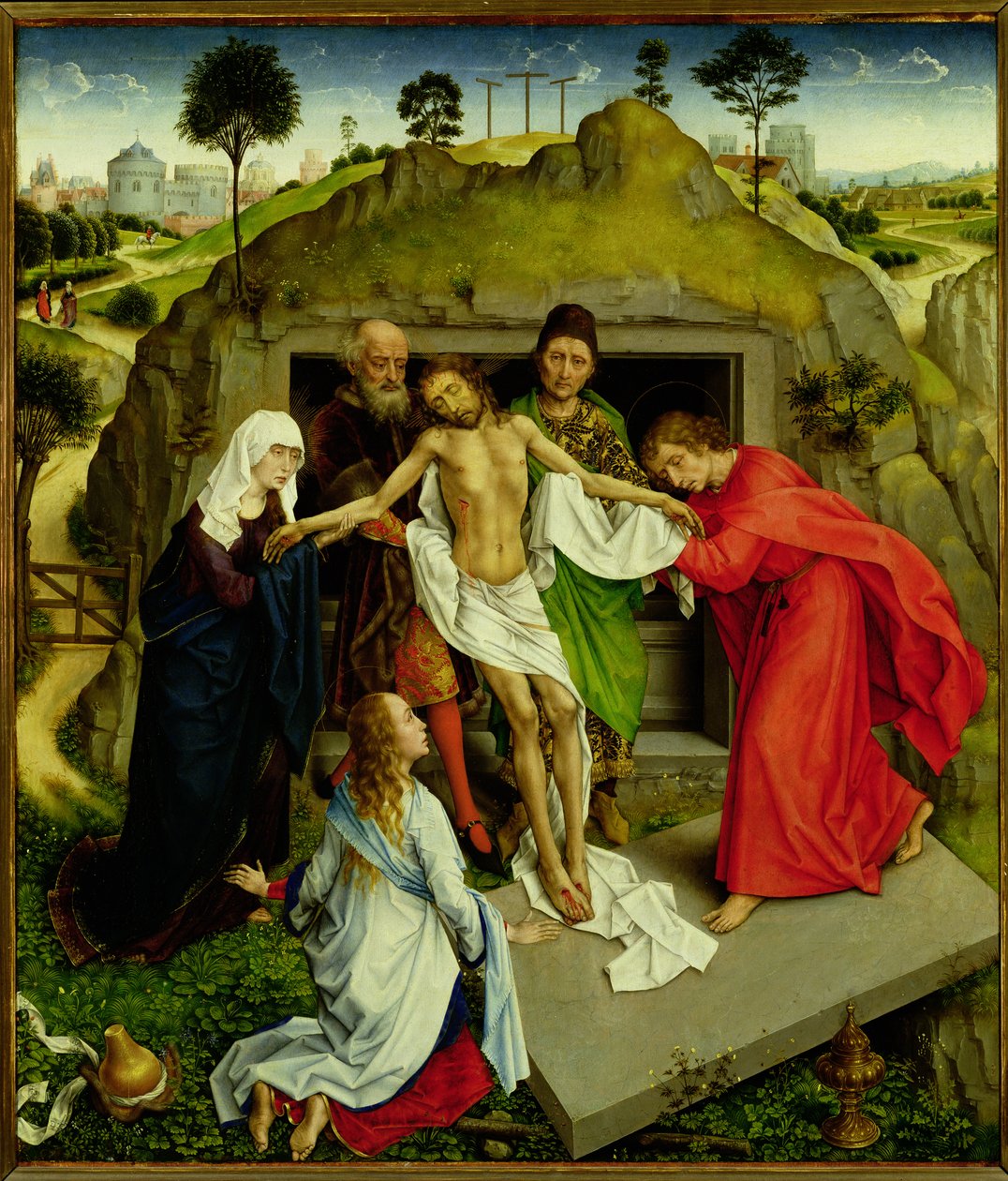 La sepoltura, c.1450 da Rogier van der Weyden
