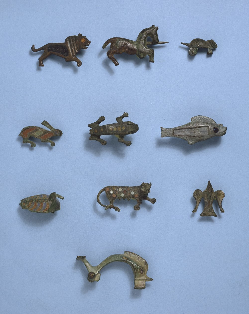 Spille a forma di animale, Romane c. I secolo d.C. I secolo a.C. da Roman
