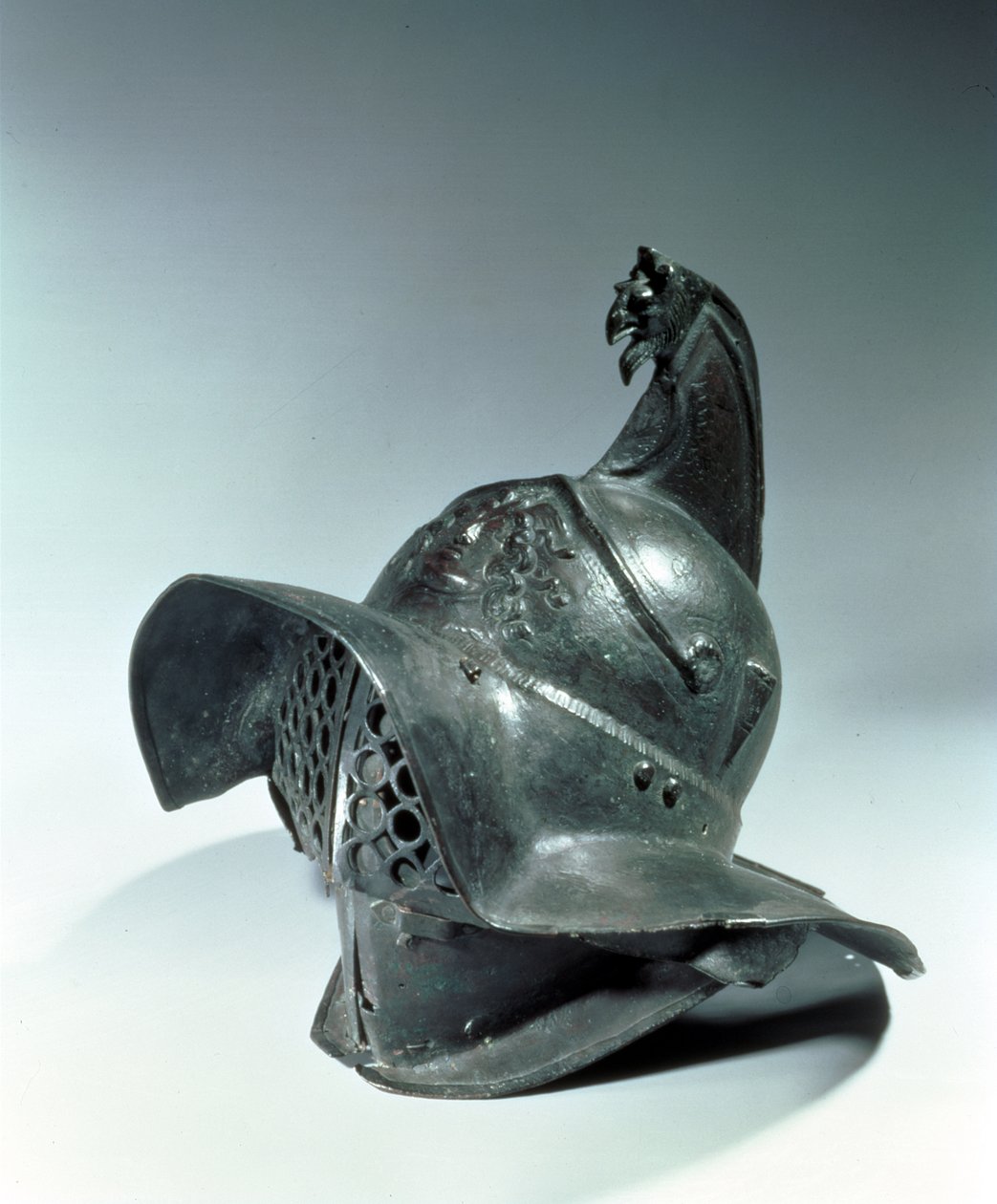 Elmo di Bronzo di Gladiatore Tracio, Romano, I secolo d.C. da Roman