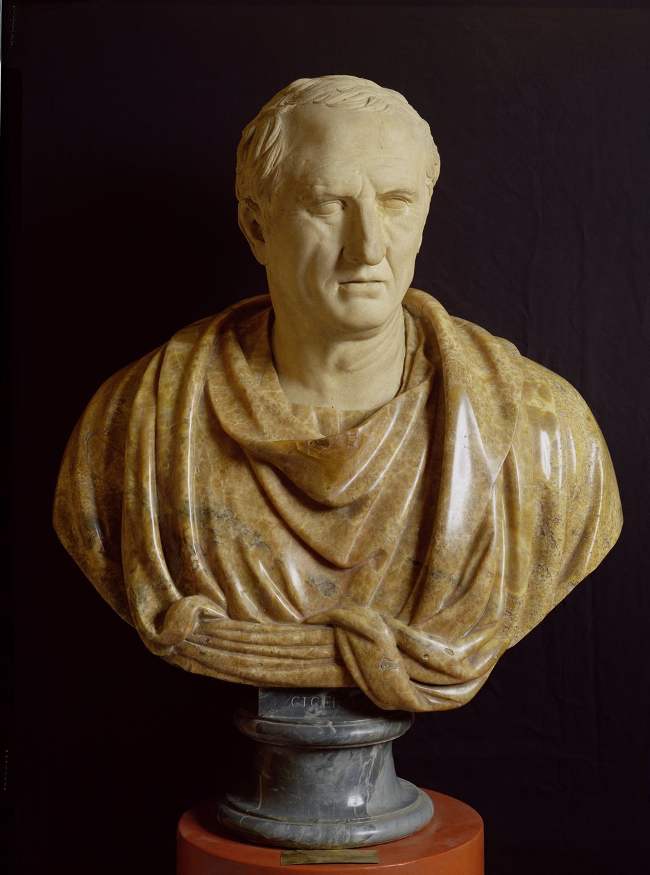 Busto di Marco Tullio Cicerone (106-43 a.C.) da Roman