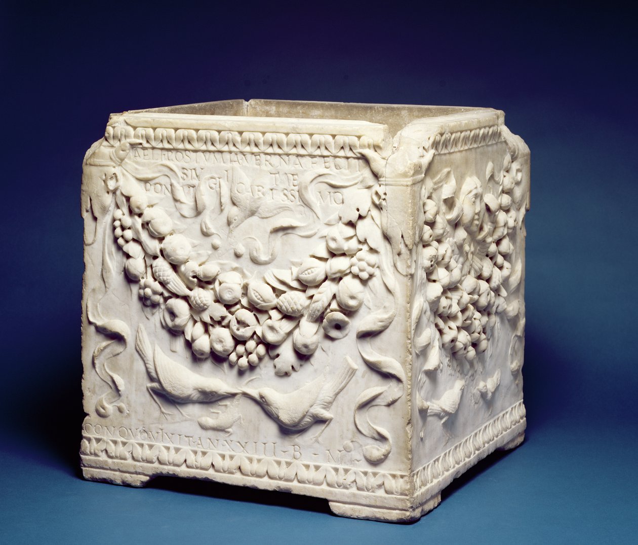 Cassetta cineraria, c.25-50 d.C. da Roman