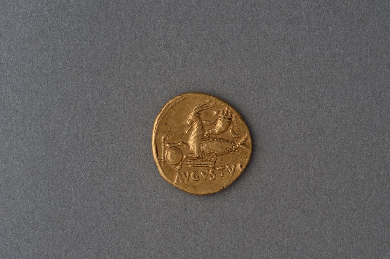 Moneta di Augusto (oro) da Roman
