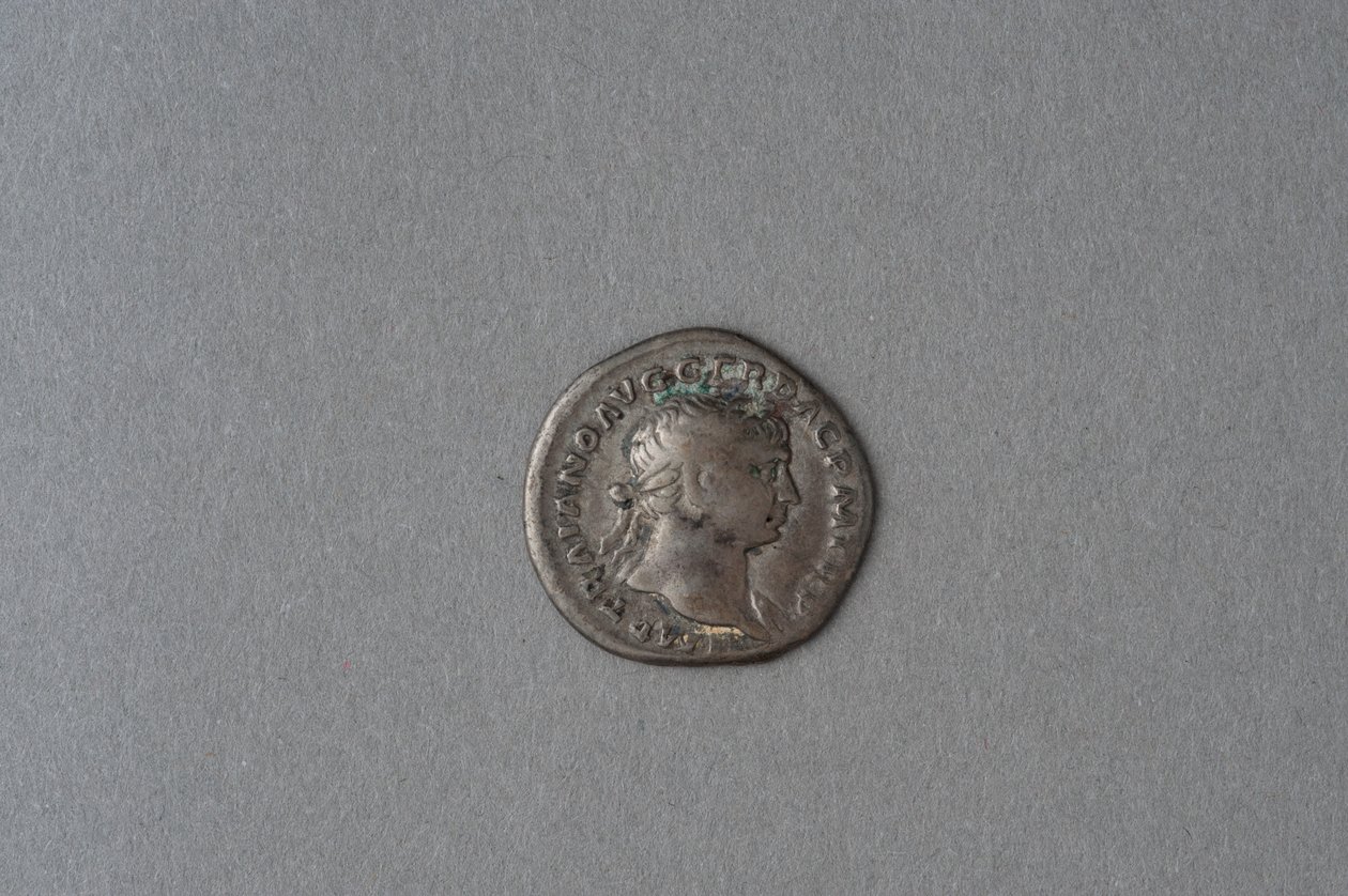 Denario di Traiano (bronzo) da Roman