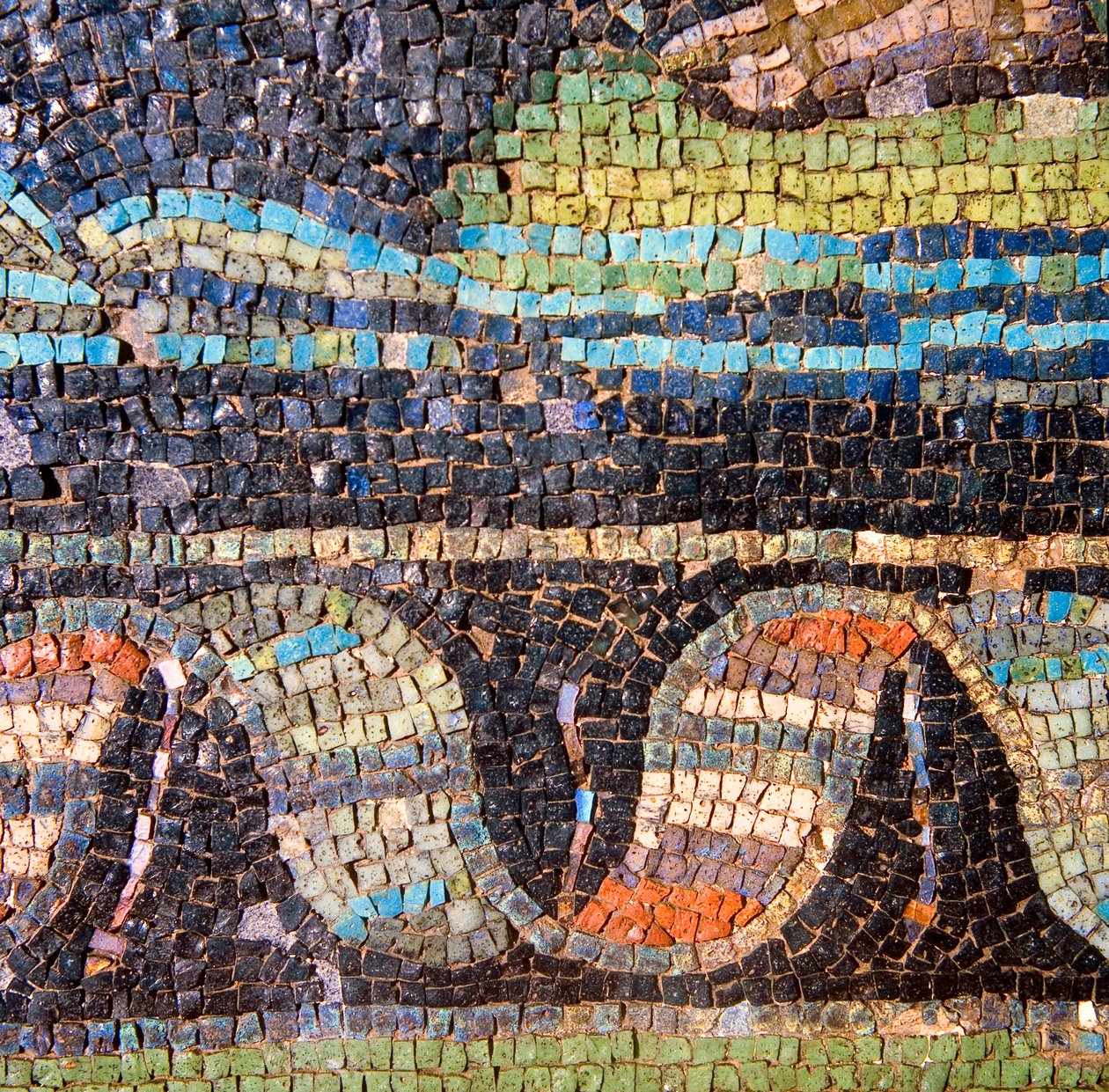 Mosaico murale (dettaglio) da Roman
