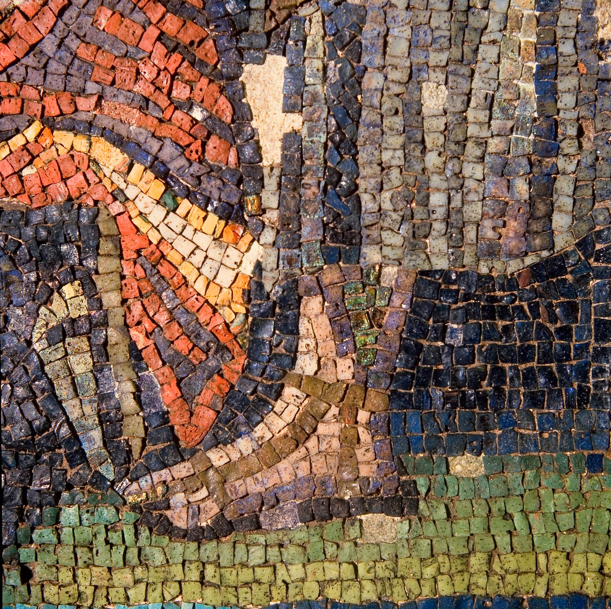 Mosaico murale (dettaglio) da Roman
