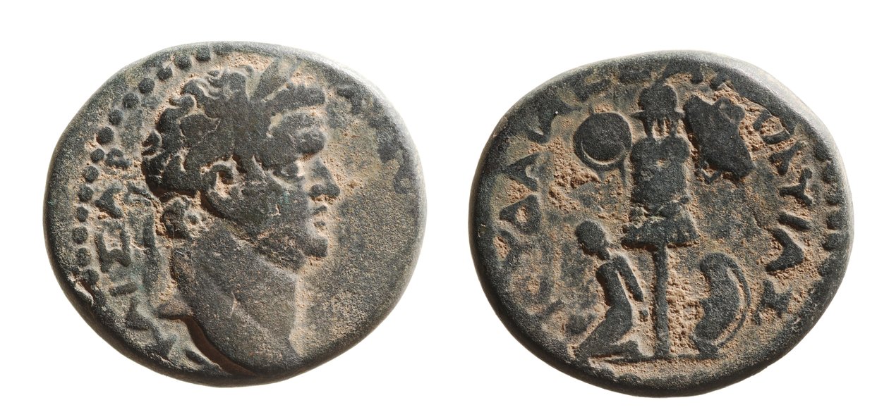 Giudea Capta, moneta di Tito da Roman