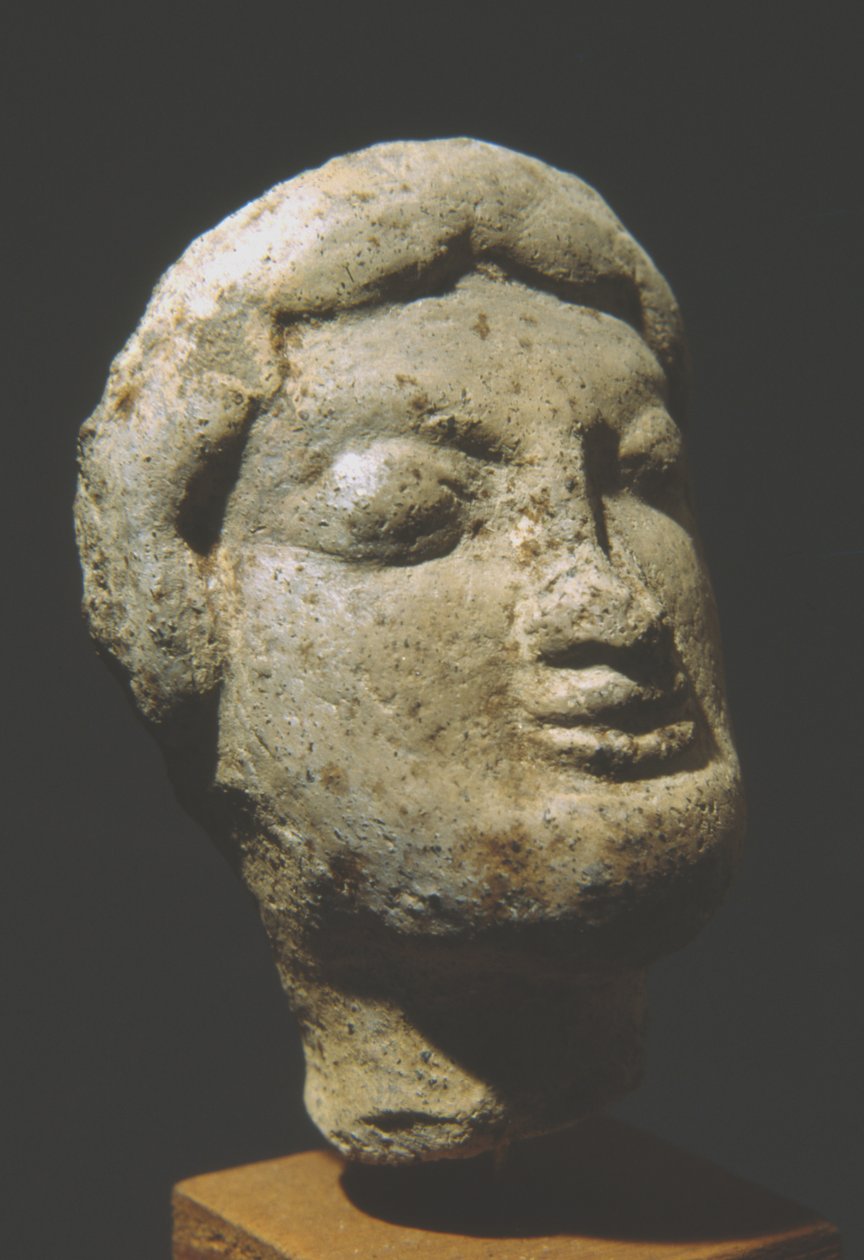 Testa maschile (terracotta) da Roman