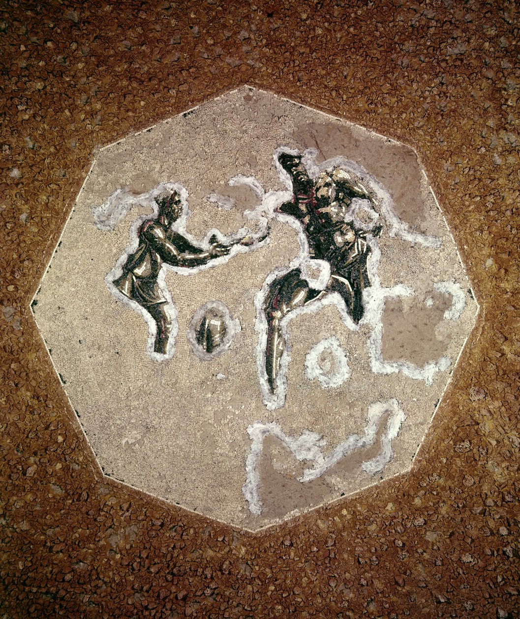 Mosaico pavimentale ottagonale da Roman