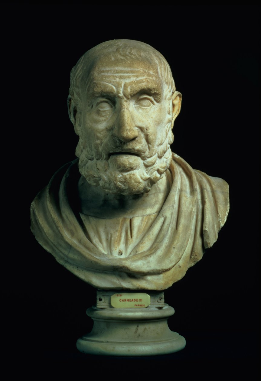 Busto ritratto di un uomo, copia di un originale greco del IV secolo a.C. (marmo) da Roman