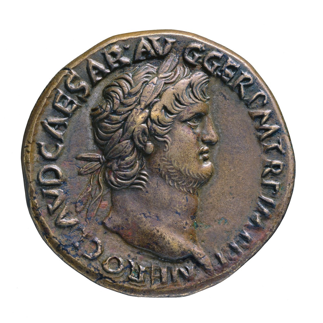 Moneta imperiale romana da Roma, AD 65 (ottone oricalco) da Roman