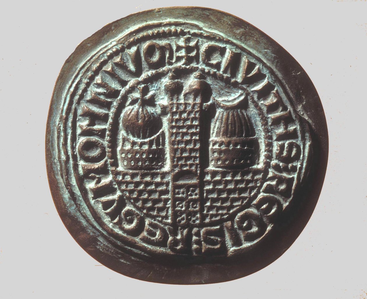Sigillo del Re Crociato di Gerusalemme (bronzo) da Roman