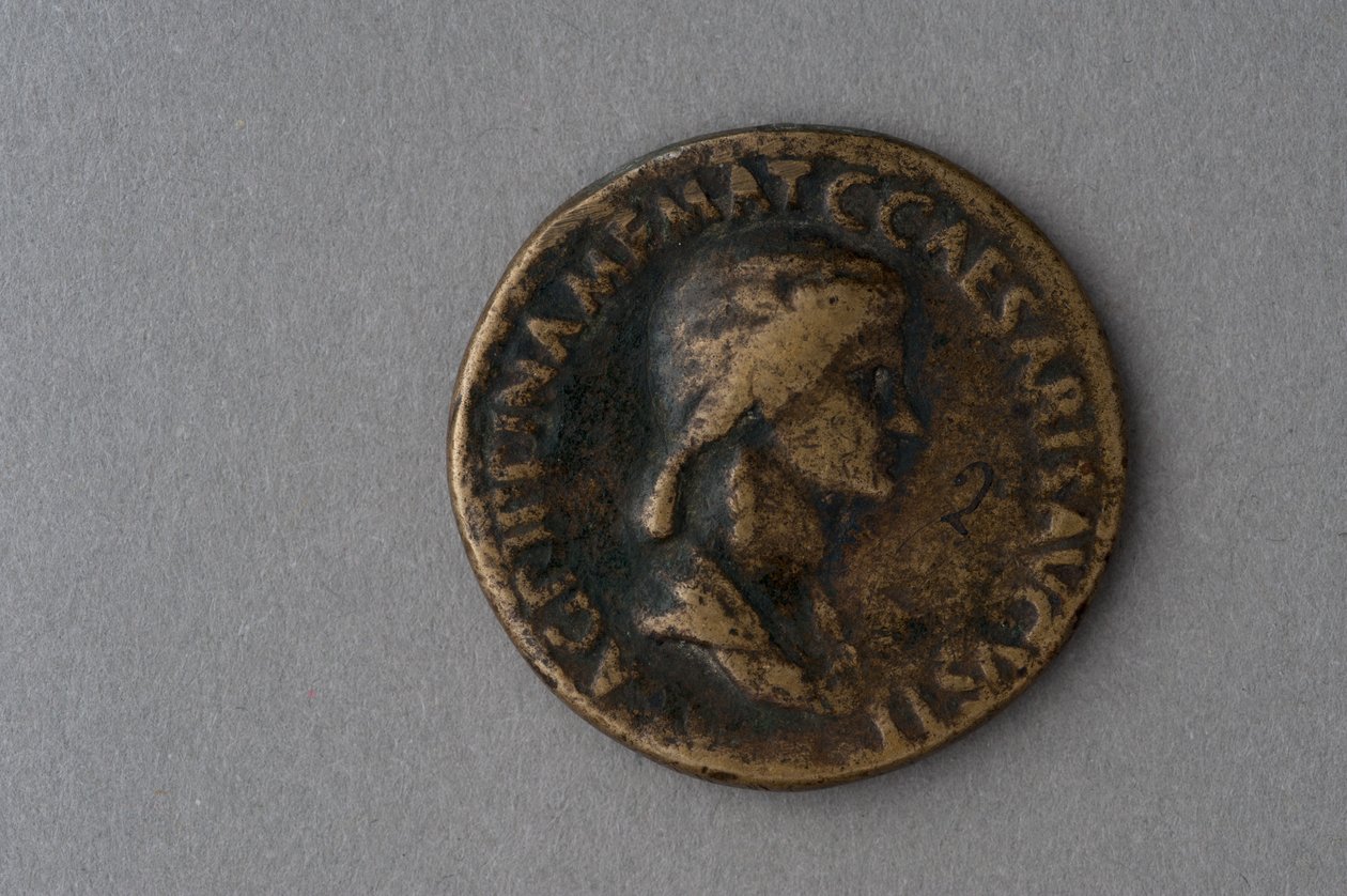 Sesterzio di Agrippina Maggiore (bronzo) da Roman